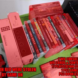 Game-On - More stuff that they stole and probably sold. I didn't get a cent for any of this.
