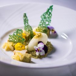 Xiquet by Danny Lledó - PASTÍS DE PISTATXO
pistachio cake, lime sorbet, white chocolate, coconut, lime