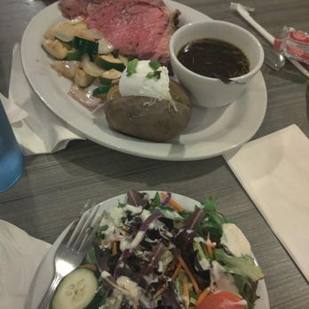 Chilling Point Restaurant & Bar - Prime rib, potato, veggie, soup or salad, and desert only $20! - American Near Me - Needles, California