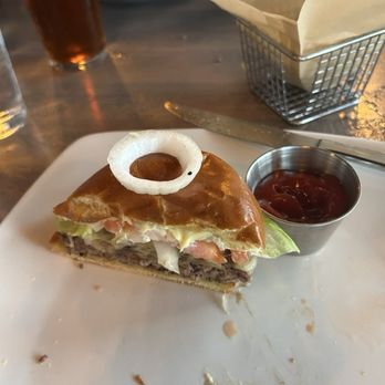 Redwater Kitchen - The Mushroom Burger w/Swiss Cheese - New American Near Me - Spearfish, South Dakota Redwater Kitchen - The Mushroom Burger w/Swiss Cheese - New American Near Me - Spearfish, South Dakota