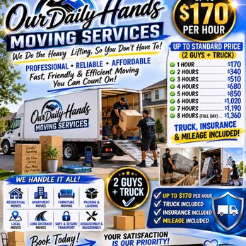 Our Daily Hands - Movers Near Me Our Daily Hands - Movers Near Me