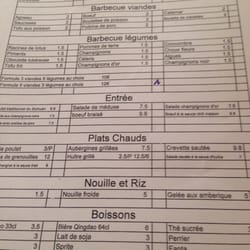 Cook - Menu bbq