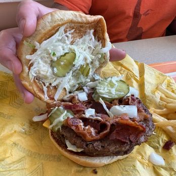 Whataburger - Whataburger.  Close up of the burger. - Burgers Near Me - Rio Rancho, New Mexico