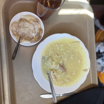 K&W Cafeteria - a bowl of soup and a bowl of soup on a tray - American Near Me - Roanoke, Virginia