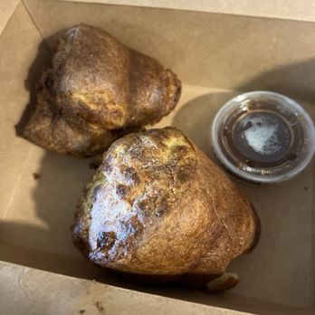 Pine and Black Bistro - Popovers a little dark. Still tasty with the apple - Seafood Near Me - Papillion, Nebraska Pine and Black Bistro - Popovers a little dark. Still tasty with the apple - Seafood Near Me - Papillion, Nebraska