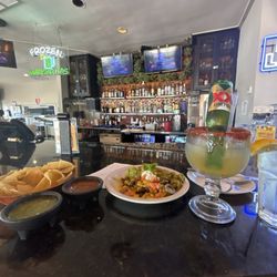 Famous Margarita and beef fajita nachos!