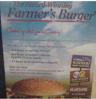 Menu photo 3 Farmer Boys North Las Vegas, NV