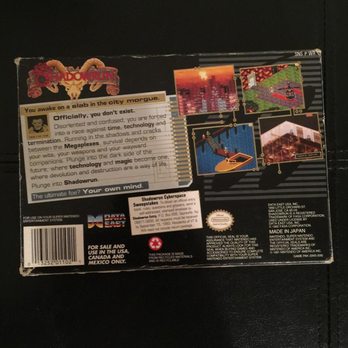 Fasa Corp - Shadowrun (Super NES, 1993) box art. Front. - Laboratory Testing Near Me - Chicago, Illinois Fasa Corp - Shadowrun (Super NES, 1993) box art. Front. - Laboratory Testing Near Me - Chicago, Illinois