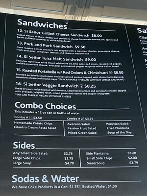 Si Señor Peruvian Sandwiches by null