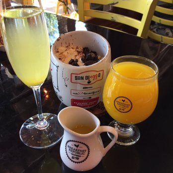 Breakfast Republic - Drinks! Prosecco, fresh squeezed OJ - Breakfast & Brunch Near Me - Encinitas, California