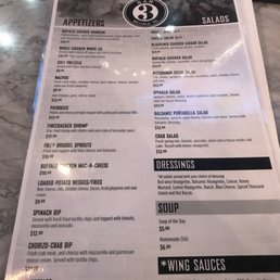 Menu side 1
