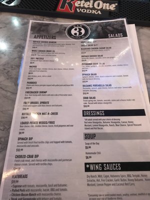 Menu photo 5 Bar 3 Millvale Millvale, PA