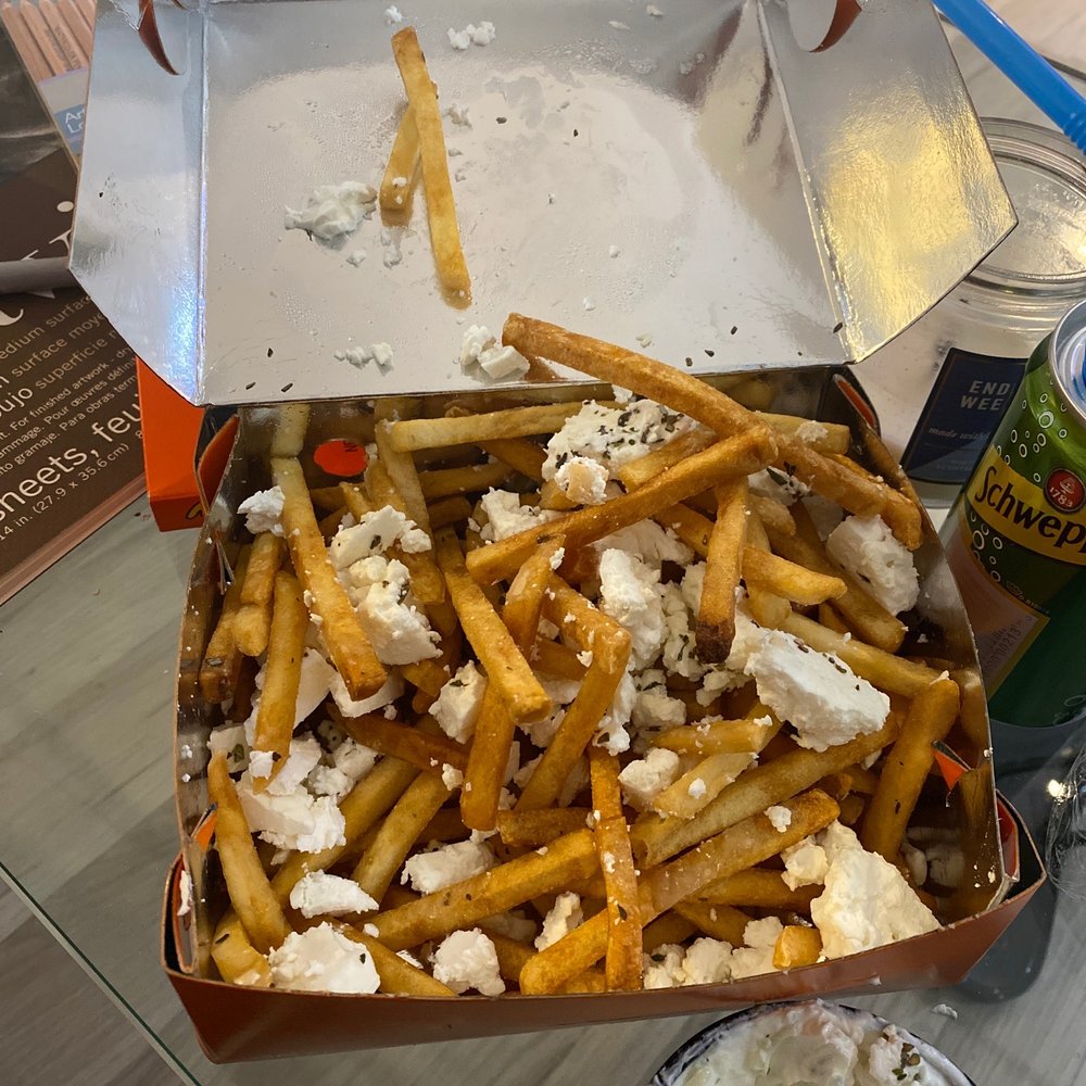 Greek Xpress - Feta Fries with Salt & Oregano - Greek Near Me - Great Neck, New York Greek Xpress - Feta Fries with Salt & Oregano - Greek Near Me - Great Neck, New York