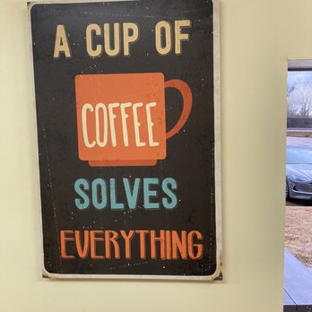 Waffle & Pancake House - more coffee art hanging in restaurant's main dining area - American Near Me - Marion, Arkansas