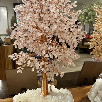 Karma and Luck - Rose Quartz tree - Jewelry Near Me - Houston, Texas