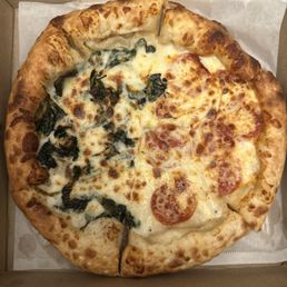 Small 10" Half and Half Speciality Pepperoni Alfredo & Spinach Alfredo Small 10" Half and Half Speciality Pepperoni Alfredo & Spinach Alfredo
