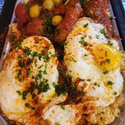 Merguez Tagine (lamb sausage) $18 Merguez Tagine (lamb sausage) $18