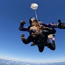 Connecticut Parachuting - Mind you I'm afraid of heights. My introverted self with social anxiety DID THAT!! See you next year