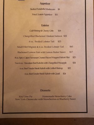 Menu photo 4 Kennel Club Steakhouse Grenada, MS Menu photo 4 Kennel Club Steakhouse Grenada, MS