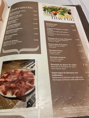 Menu photo 3 Bosque Palermo Barcelona, B Menu photo 3 Bosque Palermo Barcelona, B