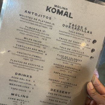 Komal - Menu - Mexican Near Me - Los Angeles, California Komal - Menu - Mexican Near Me - Los Angeles, California
