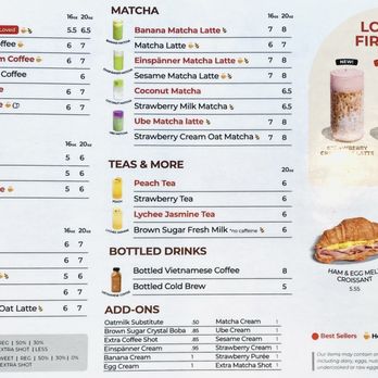 Da Vien Coffee - Menu (April 15, 2026) - Coffee & Tea Near Me - Alhambra, California