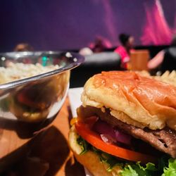RoadHouse Cinemas - Burger and popcorn