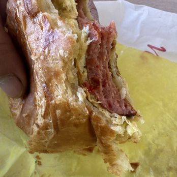 Foster's Donuts - Hot link egg croissant - Donuts Near Me - Bakersfield, California