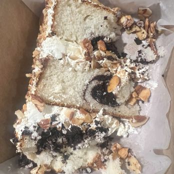 Max's Cakes - This is the burnt almond slice - Custom Cakes Near Me - Hayward, California Max's Cakes - This is the burnt almond slice - Custom Cakes Near Me - Hayward, California