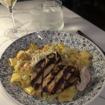Adalina Italian - MEZZI RIGATONI (says it's a vodka sauce, but more Mac & cheese seeming. Sorry, chef ) - Italian Near Me - Chicago, Illinois Adalina Italian - MEZZI RIGATONI (says it's a vodka sauce, but more Mac & cheese seeming. Sorry, chef ) - Italian Near Me - Chicago, Illinois