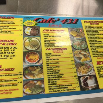 Cafe 431 - Many delicious dishes to choose from - Cafes Near Me - Phenix City, Alabama