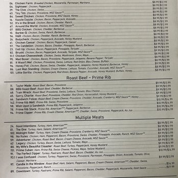 Sandwich Masterz - Menu - Sandwiches Near Me - Goodyear, Arizona