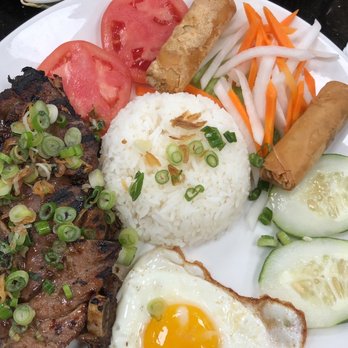 Pho 79 - Delicious Vietnamese dish short ribs, chicken, fried egg, rice egg rolls and Salad - Vietnamese Near Me - Miami, Florida Pho 79 - Delicious Vietnamese dish short ribs, chicken, fried egg, rice egg rolls and Salad - Vietnamese Near Me - Miami, Florida