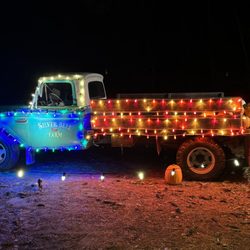 Silver Bell Farm - Lighted Silver Bell Pumpkin Truck