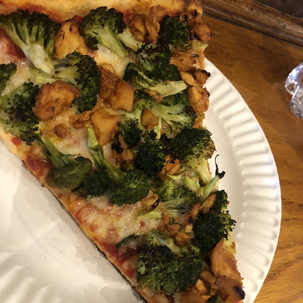 Chicken and broccoli pizza $5 Chicken and broccoli pizza $5