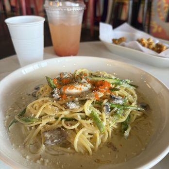 Cake de Partie - Carbonara Pasta - Coffee & Tea Near Me - San Diego, California Cake de Partie - Carbonara Pasta - Coffee & Tea Near Me - San Diego, California