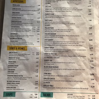 Over the Counter - Menu - New American Near Me - Worthington, Ohio