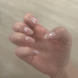 Builder gel with pink chrome Builder gel with pink chrome