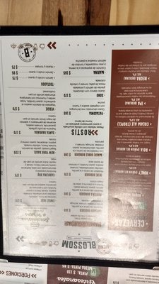 Menu photo 1 Blossom Buenos Aires, C