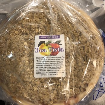 Boa Vista Orchards - Frozen pie to bake at home, this was great! - Fruits & Veggies Near Me - Placerville, California