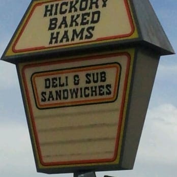 Hickory Baked Ham Company - a sign for hickory baked hams - Meat Shops Near Me - Wheat Ridge, Colorado Hickory Baked Ham Company - a sign for hickory baked hams - Meat Shops Near Me - Wheat Ridge, Colorado
