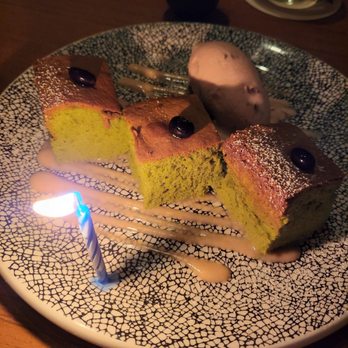 Kata Robata - Green tea souffle cheesecake - Sushi Bars Near Me - Houston, Texas Kata Robata - Green tea souffle cheesecake - Sushi Bars Near Me - Houston, Texas