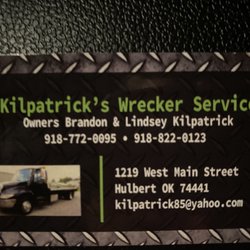 Kilpatrick’s Wrecker Service