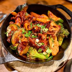 Alehouse & Bistro - SPICY PORK BELLY & SQUID 100000/10!!!! So delicious!