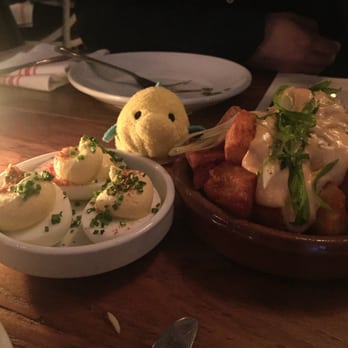 Miti Miti - Deviled eggs + potatos - Latin American Near Me - Brooklyn, New York