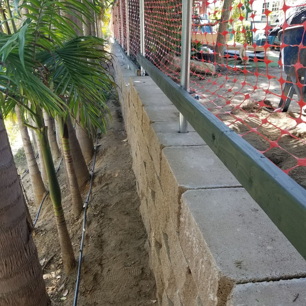 Murillo Landscape - Wall completed, fence poles being installed. - Masonry/Concrete Near Me - Escondido, California Murillo Landscape - Wall completed, fence poles being installed. - Masonry/Concrete Near Me - Escondido, California