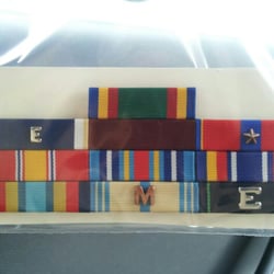 My new mounted ribbons...