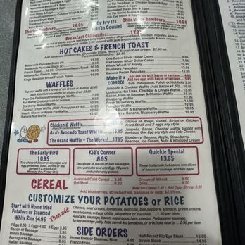 Omelette & Waffle Shop - Menu - Breakfast & Brunch Near Me - San Pedro, California Omelette & Waffle Shop - Menu - Breakfast & Brunch Near Me - San Pedro, California