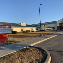 Oak Harbor Intermediate School - Sign out front of the main entrance.