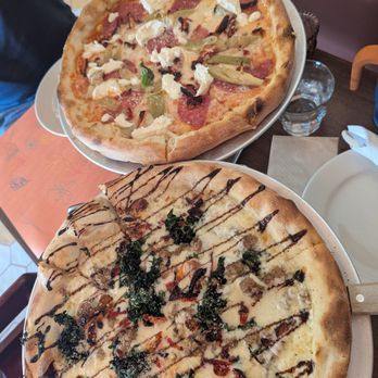 Millie's Pizzeria - House (top) and Bianca (bottom) - Pizza Near Me - Peachtree Corners, Georgia Millie's Pizzeria - House (top) and Bianca (bottom) - Pizza Near Me - Peachtree Corners, Georgia